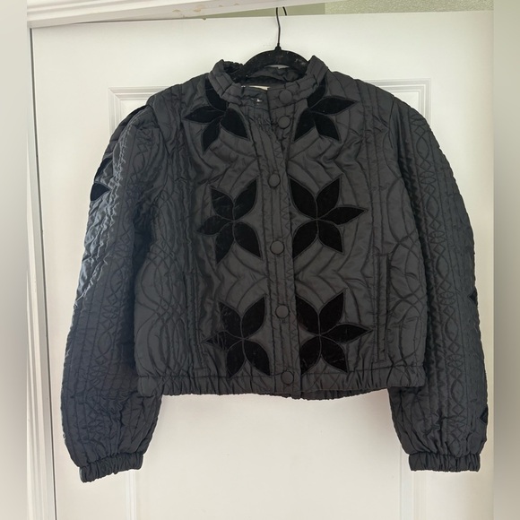 Free People Quinn Quilted Jacket – Black – Size Small – Brand New With Tag - Picture 8 of 16